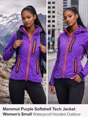 Mammut Spring Purple Softshell Technical Jacket Hooded [000337]